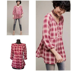 Anthropologie Calavon Peplum Top